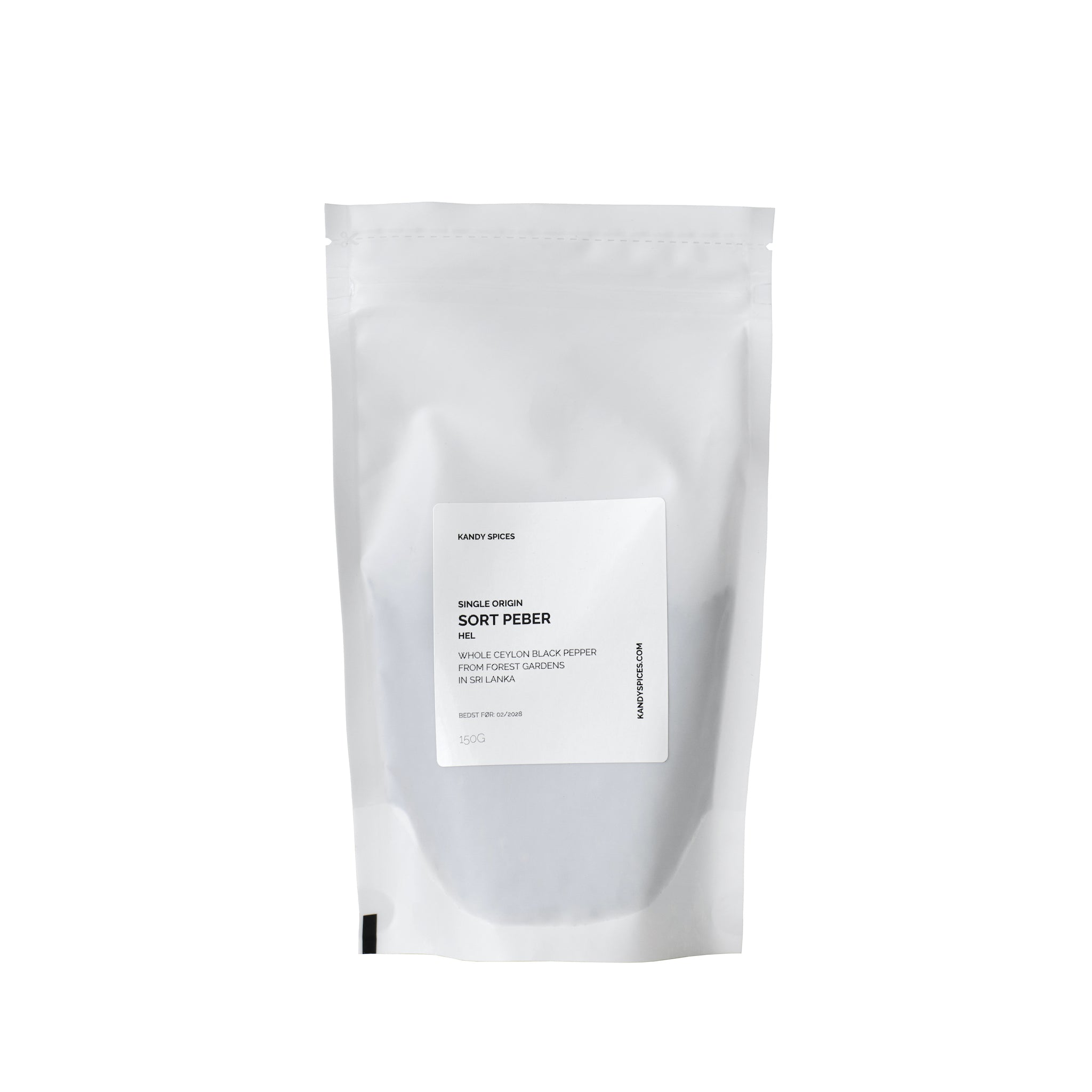 SORT PEBER 150g